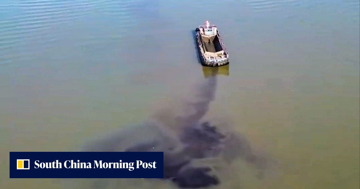 Rare drone film of suspected dumping spurs Chinese agencies into investigation Rare drone film of suspected dumping spurs Chinese agencies into investigation