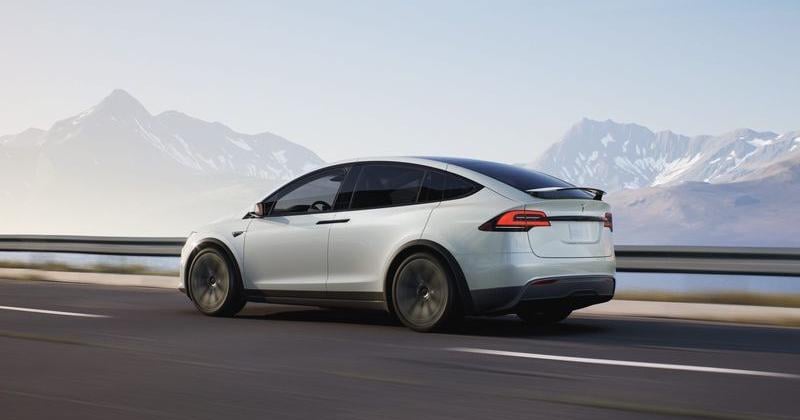 The Tesla Model X. The Tesla Model X.