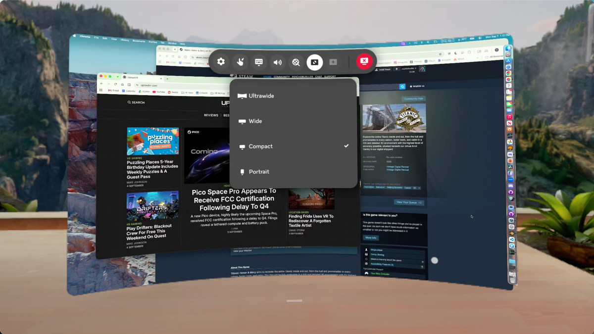Quest’s Meta Virtual Display Got A New Name, Input Forwarding & Mac Parity