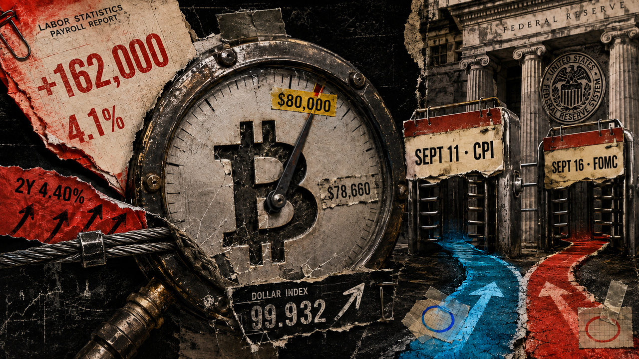 Bitcoin dips below ,000 as a hot August jobs report shifts Fed policy expectations