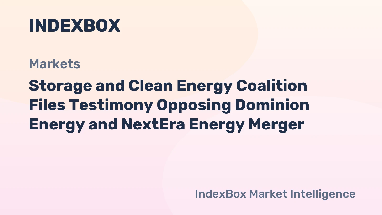 Storage and Clean Energy Coalition Files Testimony Opposing Dominion Energy and NextEra Energy Merger